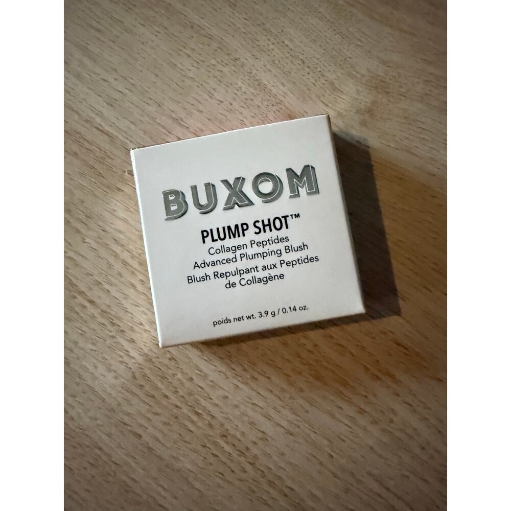 $28 New Buxom Plump Shot Peptide Plumping Cream Blush - Tickled Pink - Picture 3 of 5